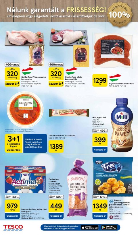 TESCO Szupermarket akciós újság