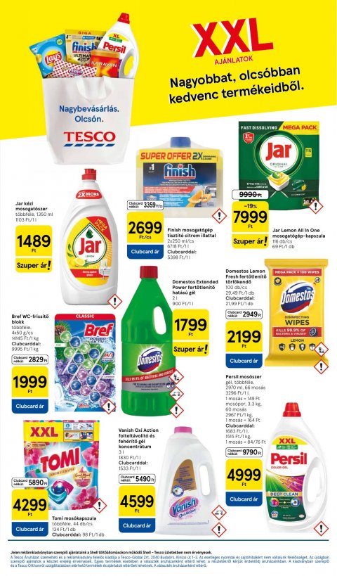 TESCO Szupermarket akciós újság