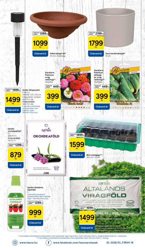 TESCO Szupermarket akciós újság