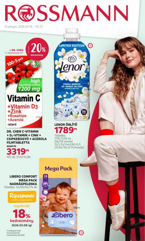 ROSSMANN akciós újság od 16. 2. 2026 do 27. 2. 2026