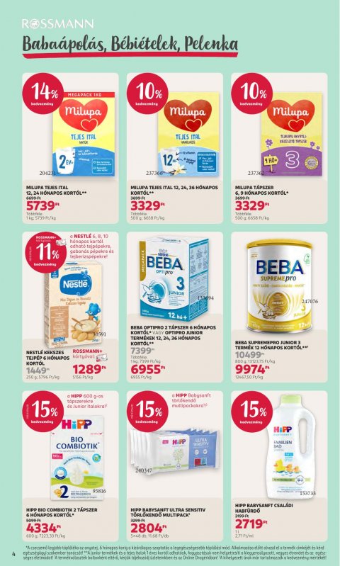 ROSSMANN akciós újság