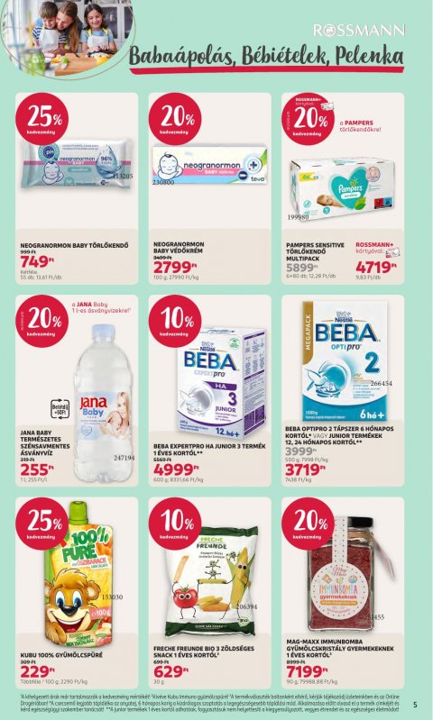 ROSSMANN akciós újság