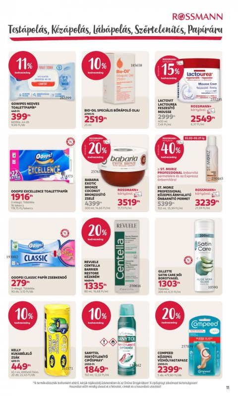 ROSSMANN akciós újság