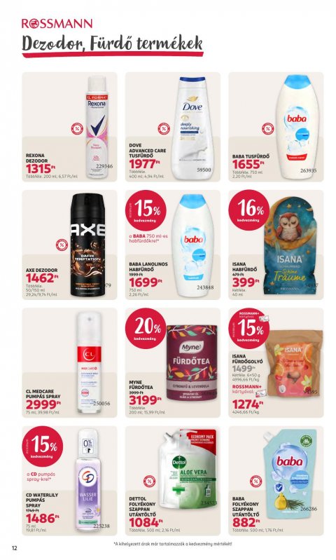ROSSMANN akciós újság
