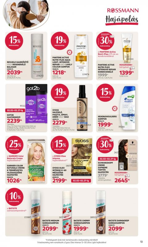 ROSSMANN akciós újság