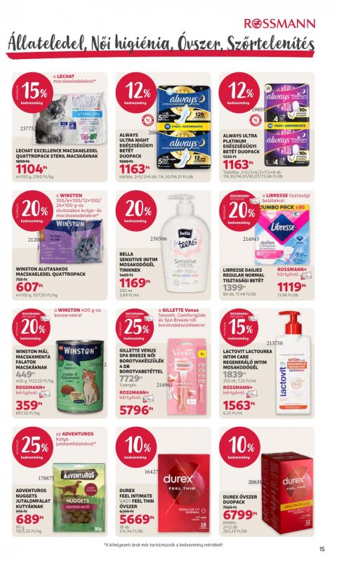 ROSSMANN akciós újság
