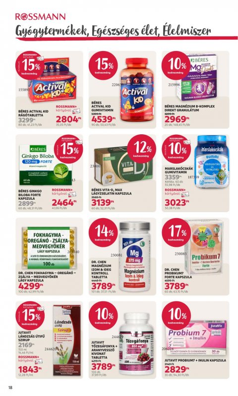 ROSSMANN akciós újság