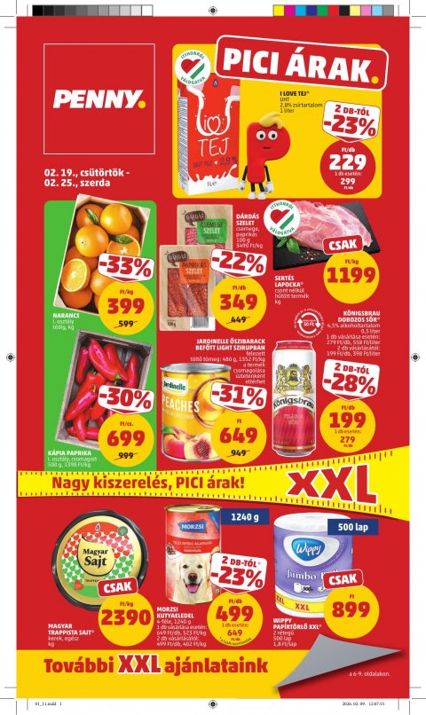 PENNY akciós újság od 19. 2. 2026 do 25. 2. 2026