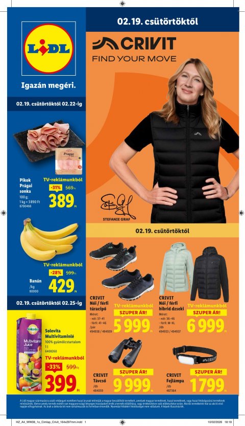 LIDL akciós újság od 19. 2. 2026 do 25. 2. 2026