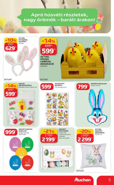 AUCHAN Hipermarket Húsvéti akciós újság