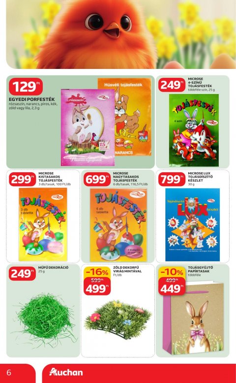 AUCHAN Hipermarket Húsvéti akciós újság