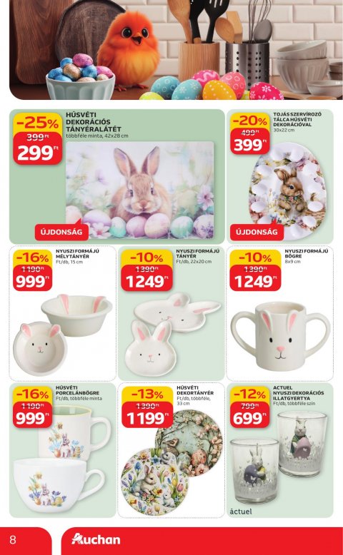 AUCHAN Hipermarket Húsvéti akciós újság