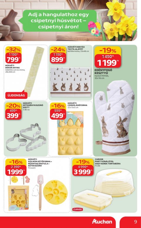 AUCHAN Hipermarket Húsvéti akciós újság