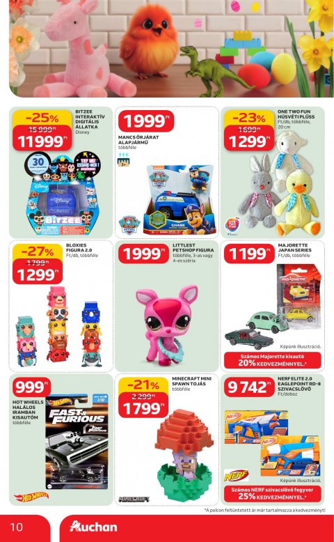 AUCHAN Hipermarket Húsvéti akciós újság