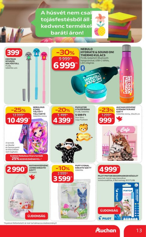 AUCHAN Hipermarket Húsvéti akciós újság
