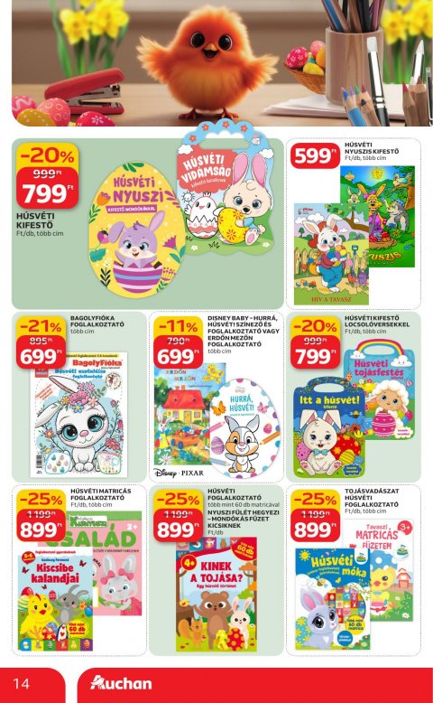 AUCHAN Hipermarket Húsvéti akciós újság