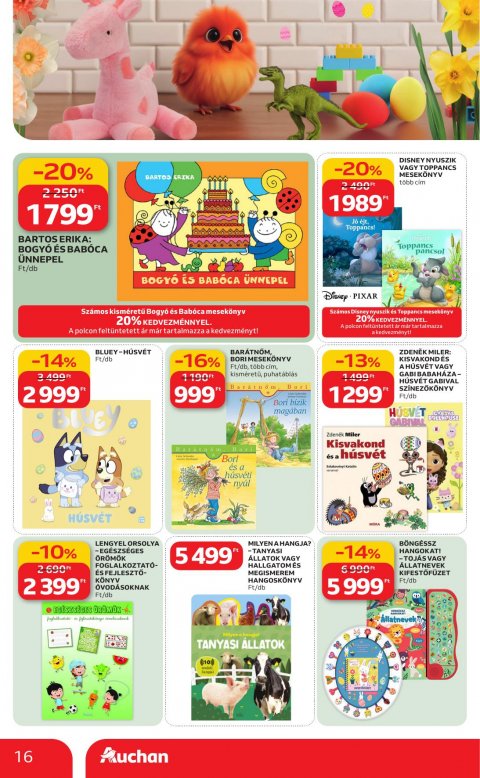 AUCHAN Hipermarket Húsvéti akciós újság