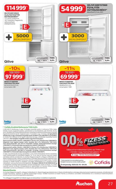 AUCHAN Hipermarket Húsvéti akciós újság