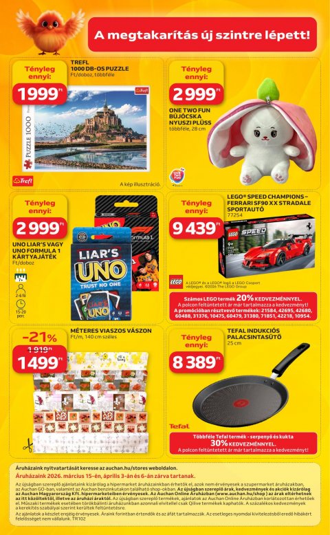 AUCHAN Hipermarket Húsvéti akciós újság