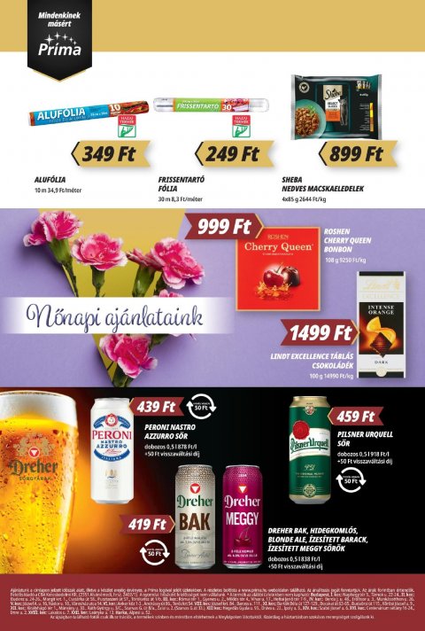 CBA Príma akciós újság