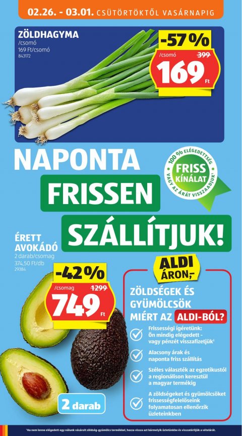 ALDI akciós újság