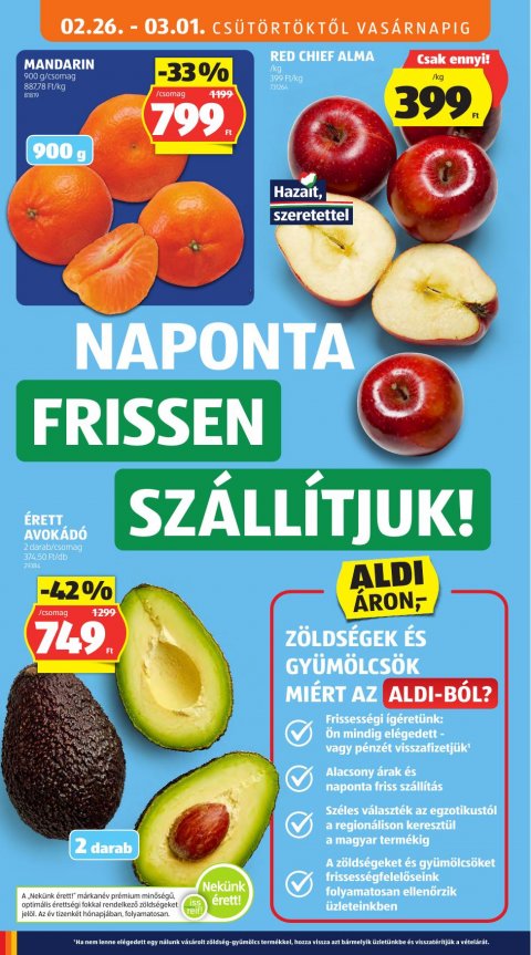 ALDI akciós újság