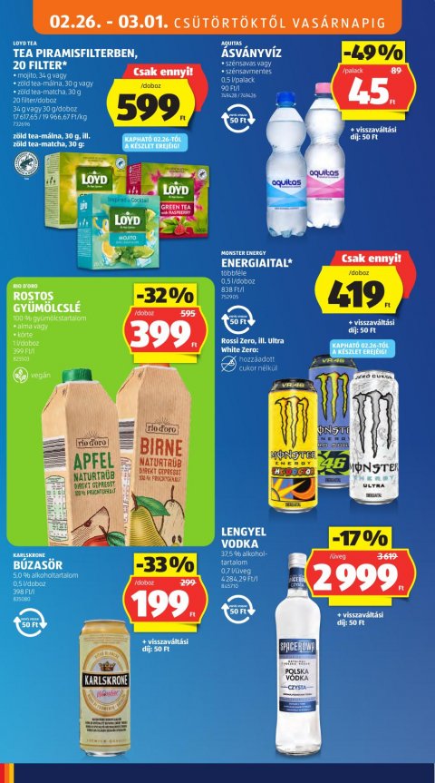 ALDI akciós újság