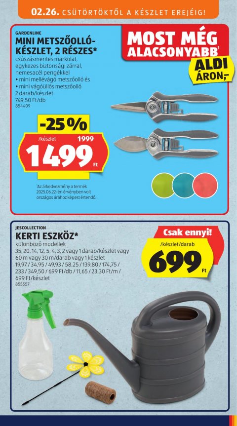 ALDI akciós újság