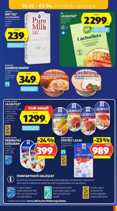 ALDI akciós újság