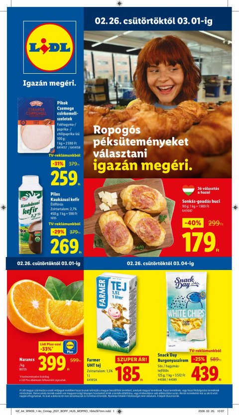 LIDL akciós újság od 26. 2. 2026 do 4. 3. 2026