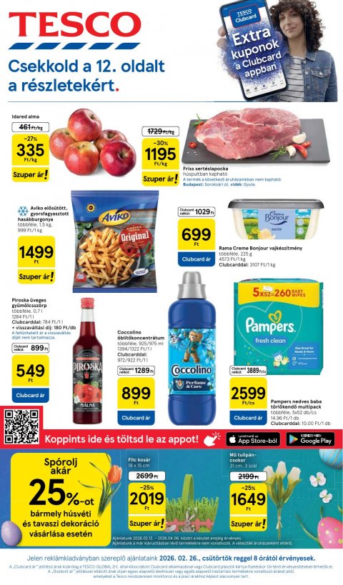 TESCO Hipermarket akciós újság od 25. 2. 2026 do 4. 3. 2026