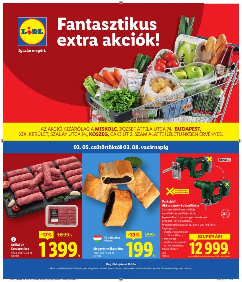 LIDL Regionális akciós újság od 5. 3. 2026 do 8. 3. 2026