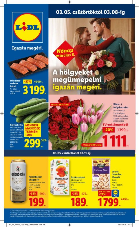 LIDL akciós újság od 5. 3. 2026 do 11. 3. 2026