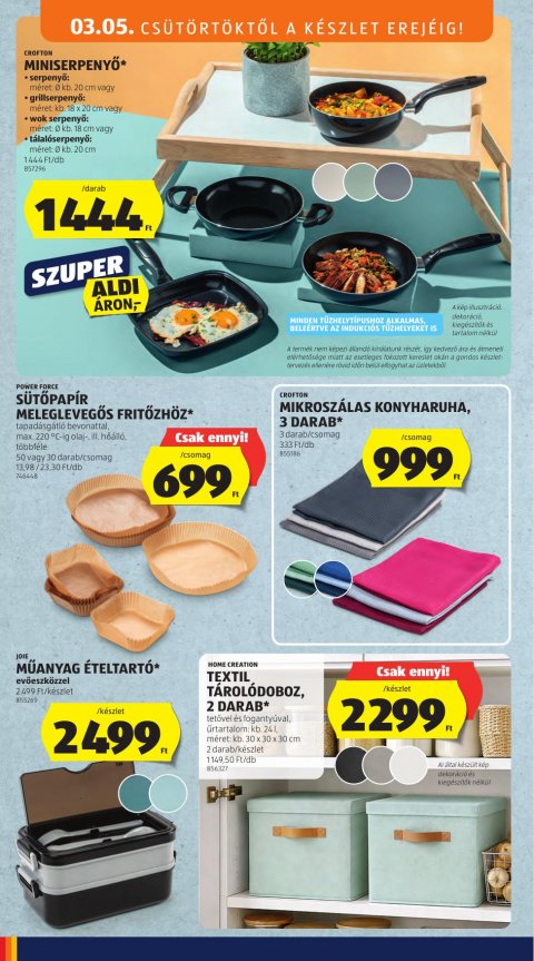 ALDI Tartós árcsökkentés akciós újság