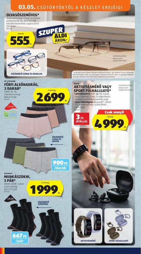 ALDI Tartós árcsökkentés akciós újság