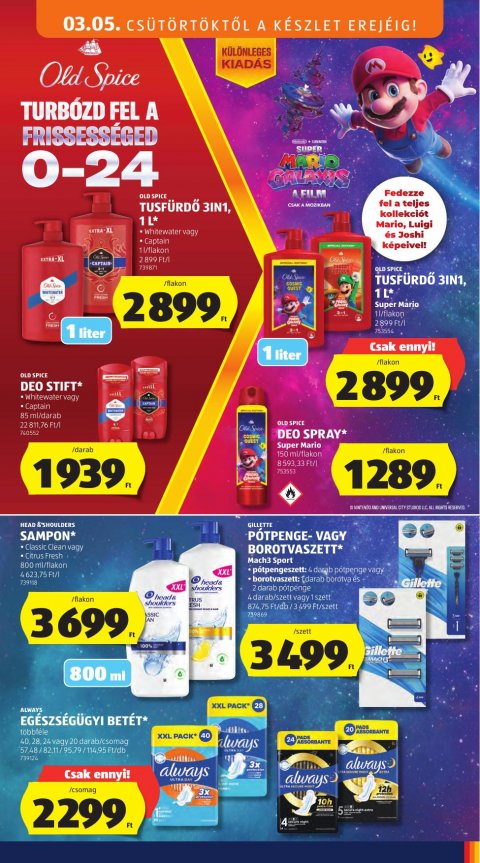 ALDI Tartós árcsökkentés akciós újság