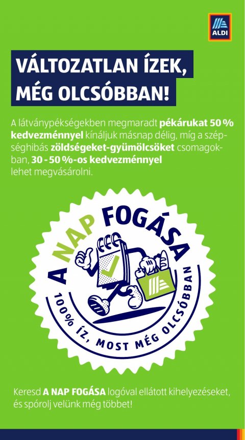 ALDI Tartós árcsökkentés akciós újság
