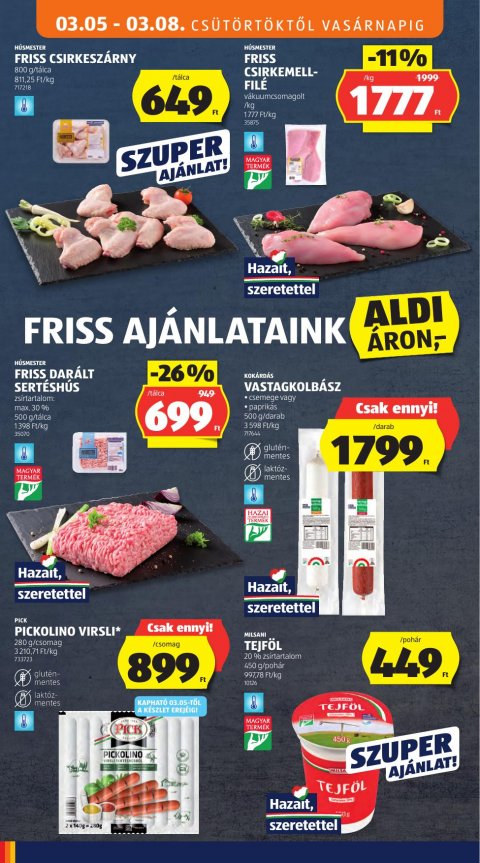 ALDI akciós újság
