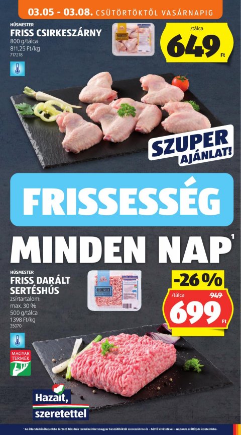 ALDI akciós újság