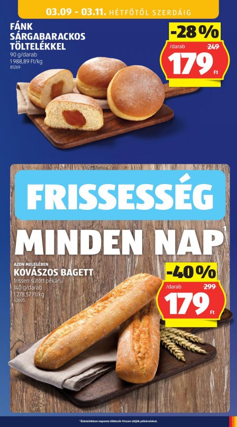 ALDI akciós újság