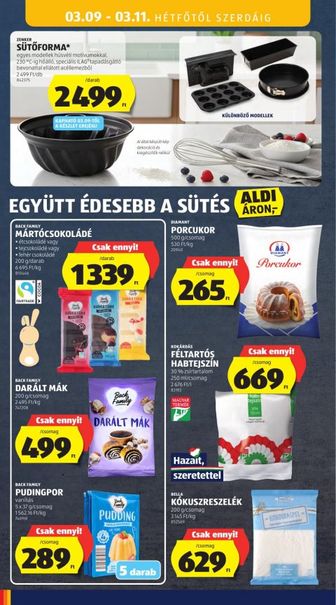 ALDI akciós újság