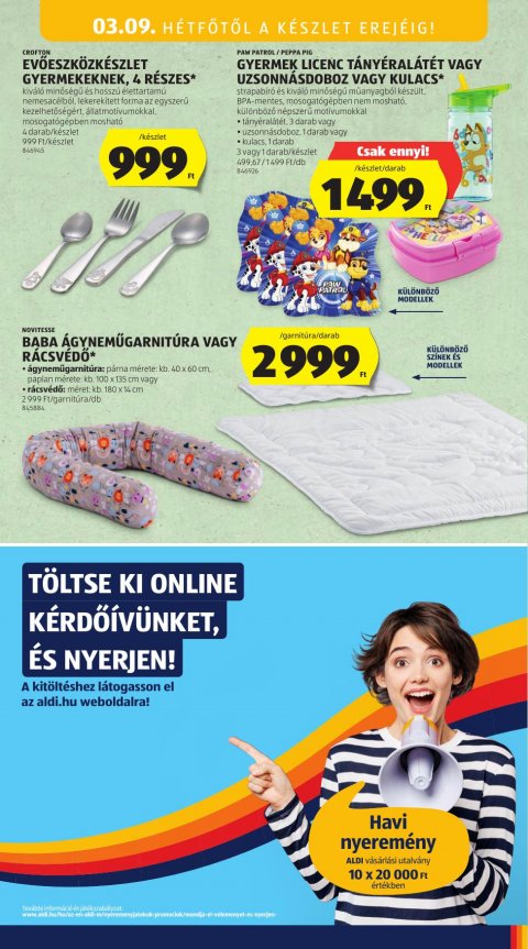 ALDI akciós újság