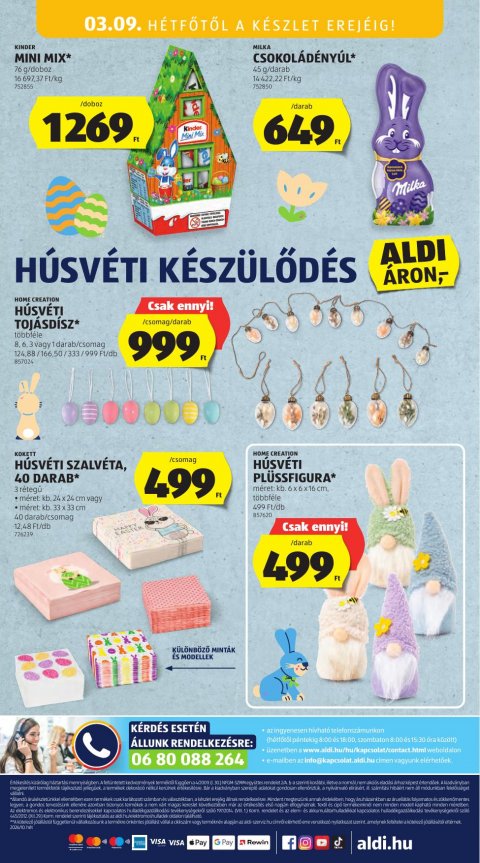 ALDI akciós újság