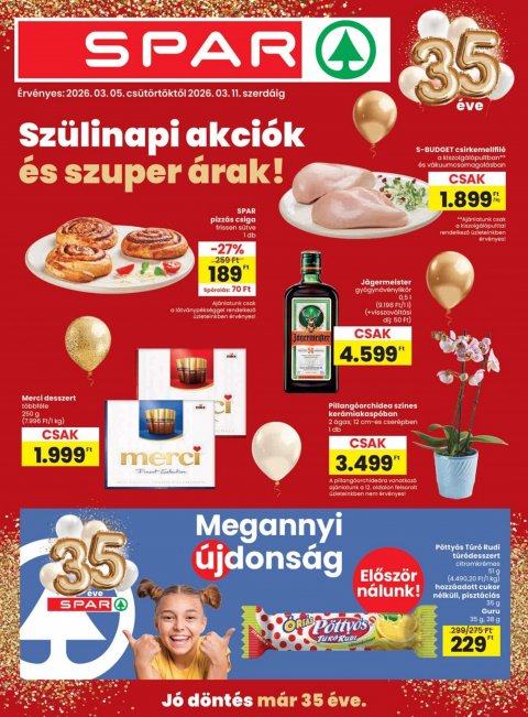 SPAR akciós újság od 5. 3. 2026 do 11. 3. 2026