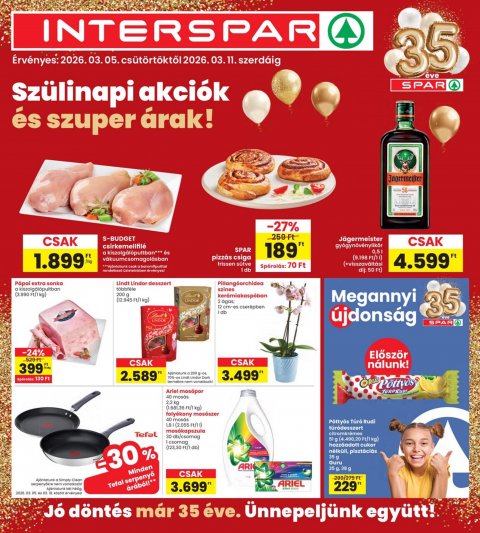 INTERSPAR akciós újság od 5. 3. 2026 do 11. 3. 2026