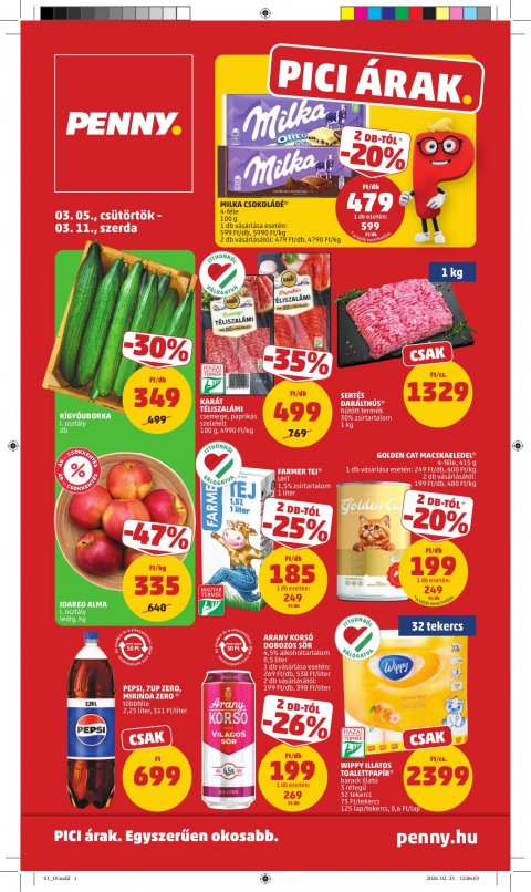 PENNY akciós újság od 5. 3. 2026 do 11. 3. 2026