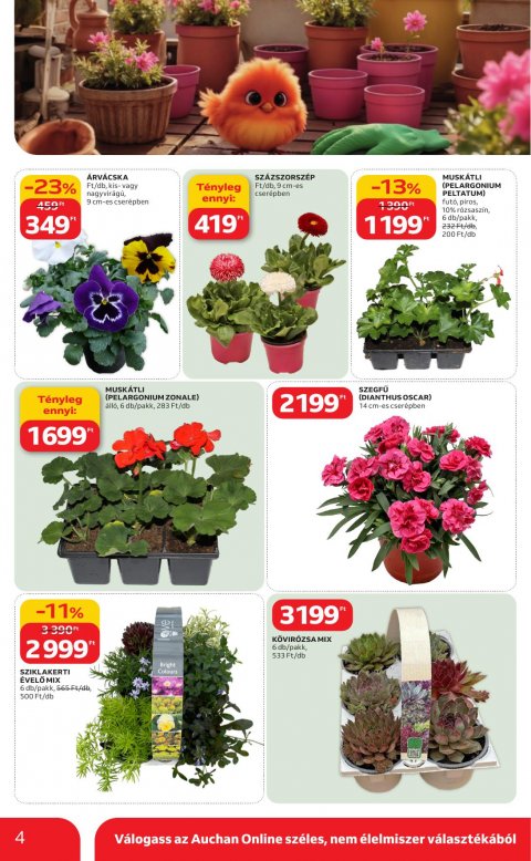 AUCHAN Hipermarket Ki a szabadba akciós újság