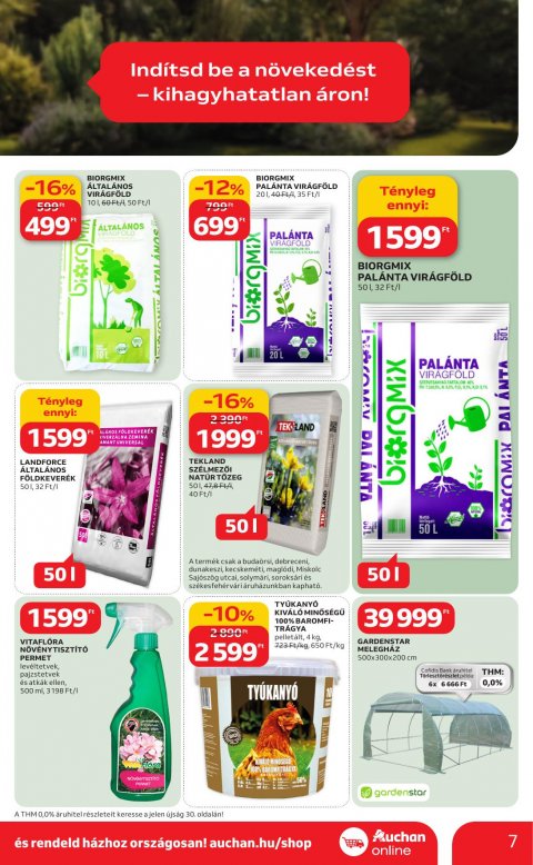 AUCHAN Hipermarket Ki a szabadba akciós újság