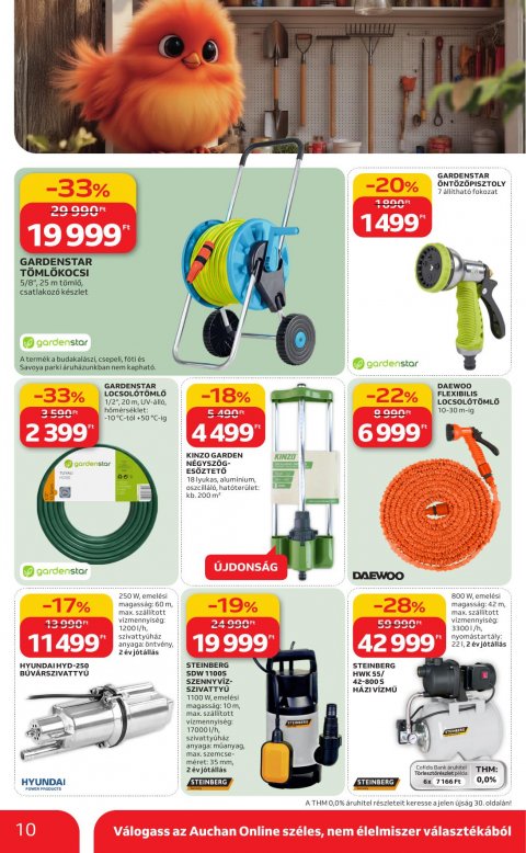 AUCHAN Hipermarket Ki a szabadba akciós újság