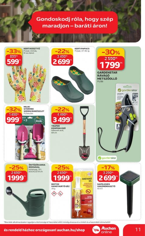 AUCHAN Hipermarket Ki a szabadba akciós újság